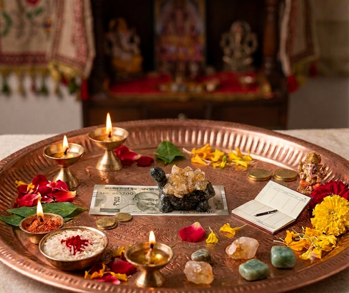 Dhan Labh Tortoise — Vastu Kachua Plate