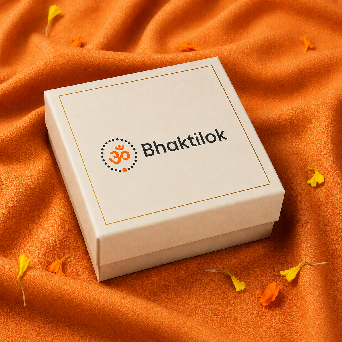 Raw Pyrite Bracelet — Bhaktilok packaging box